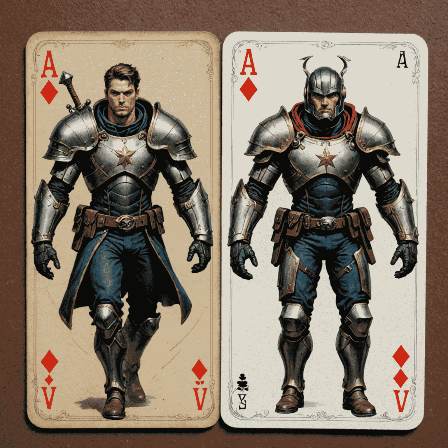 Perbandingan kartu dengan dan tanpa sleeve, menunjukkan perbedaan tingkat perlindungan